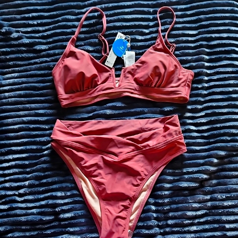 Mauve Coral Bikini Set